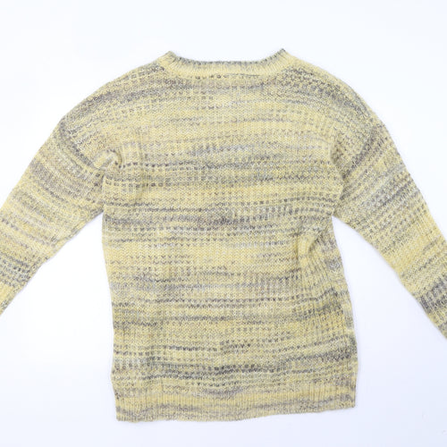 sprit Womens Yellow   Pullover Sweatshirt Size L