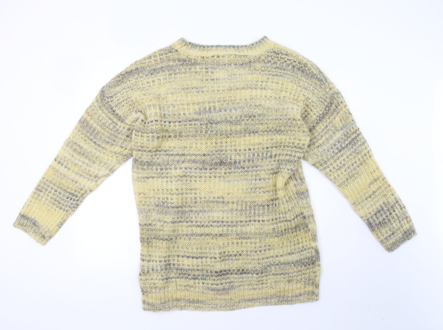 sprit Womens Yellow   Pullover Sweatshirt Size L