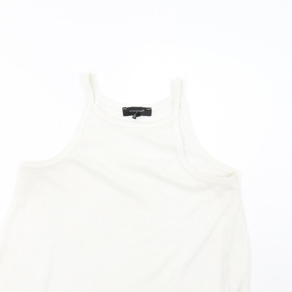 Primark Womens White   Basic Tank Size 14
