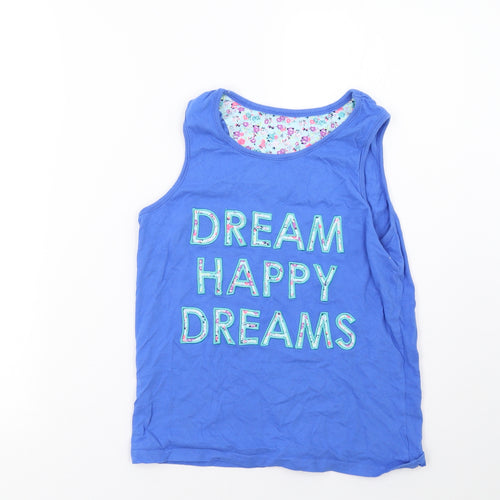 Marks and Spencer Girls Blue    Pyjama Top Size 14 Years
