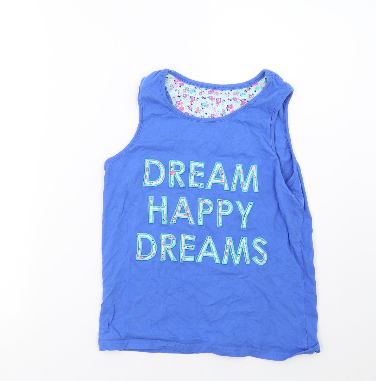 Marks and Spencer Girls Blue    Pyjama Top Size 14 Years