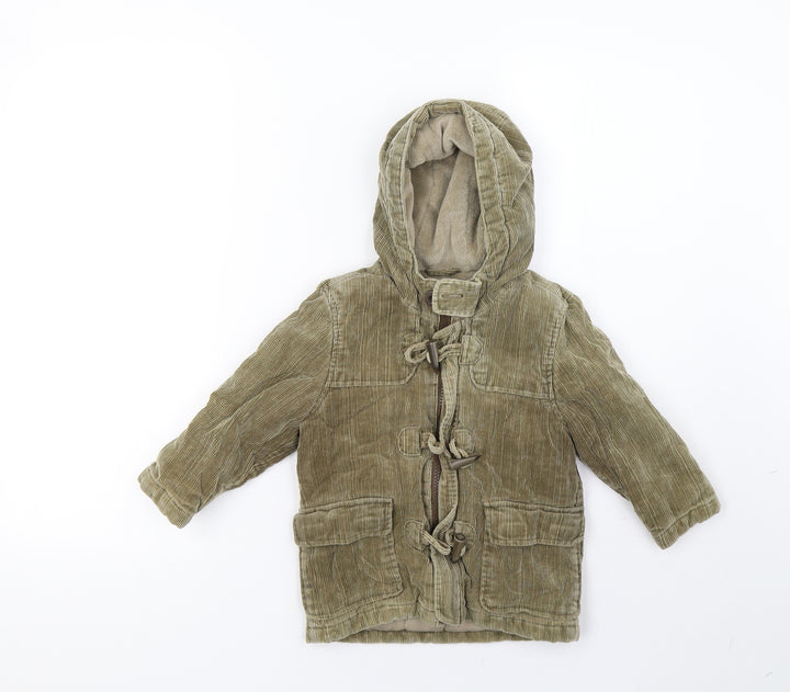 Marks and Spencer Boys Brown   Basic Coat Coat Size 2 Years