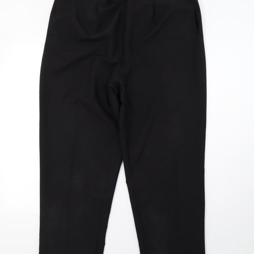 BM Womens Black   Trousers  Size 18 L28 in