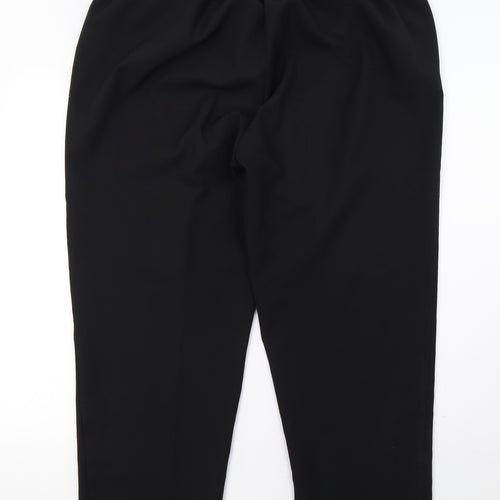 BM Womens Black   Trousers  Size 18 L28 in