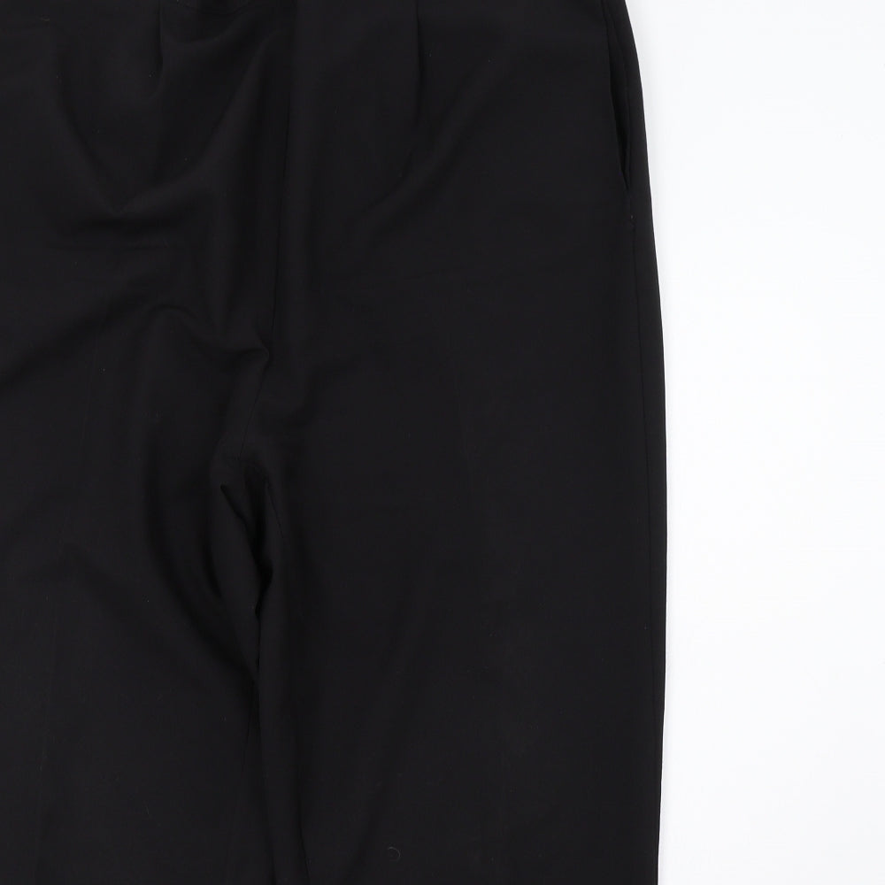 BM Womens Black   Trousers  Size 18 L28 in