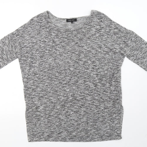 New Look Womens Grey   Pullover Sweatshirt Size S