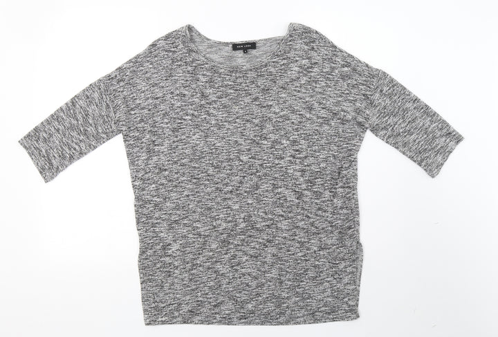 New Look Womens Grey   Pullover Sweatshirt Size S