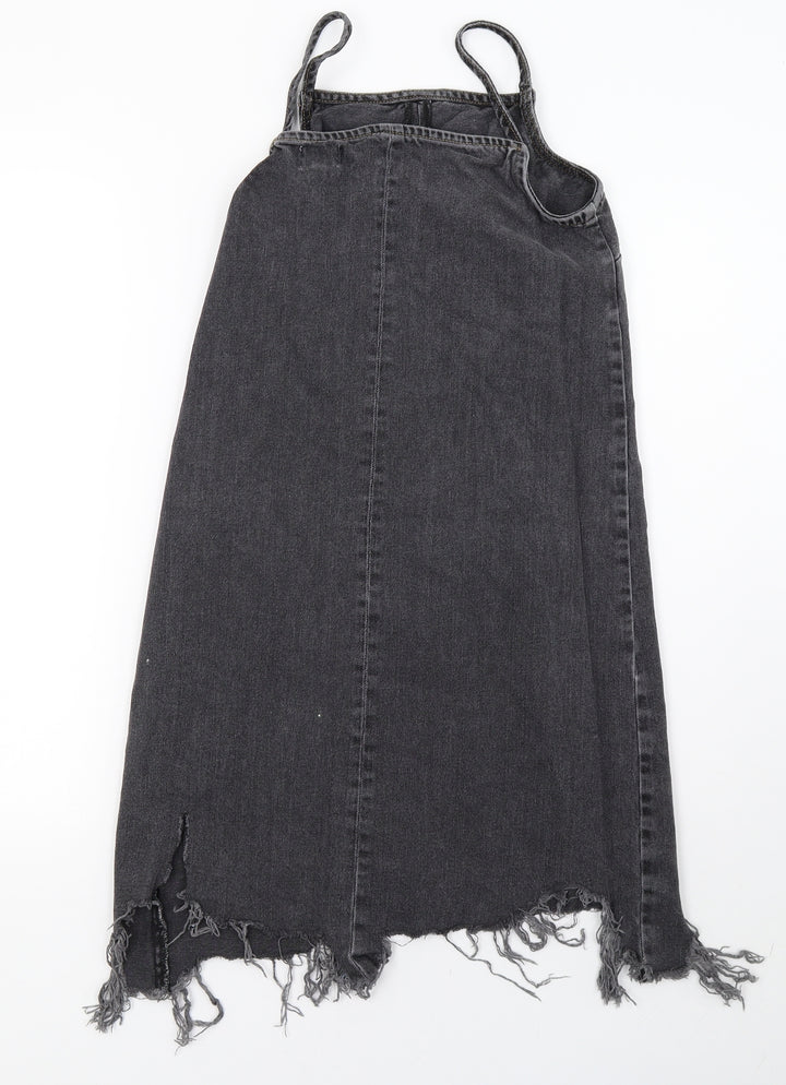 River Island Womens Black A-Line Size 8