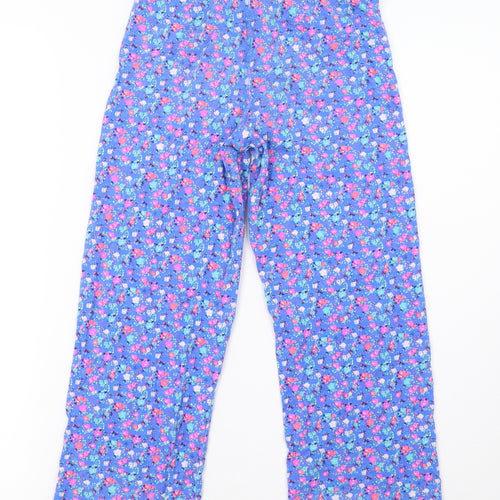 Marks and Spencer Girls Blue Polka Dot   Pyjama Pants Size 10 Years