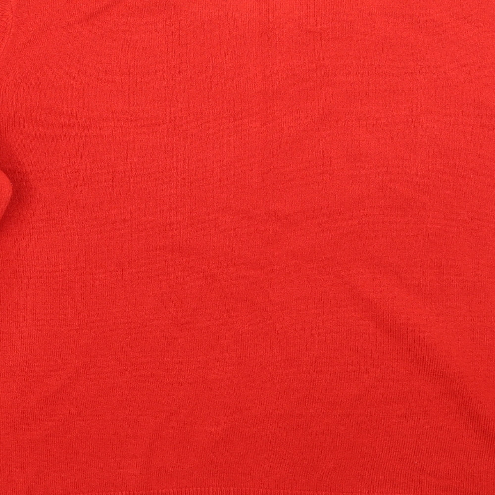 Marks and Spencer Womens Red   Pullover Jumper Size 16
