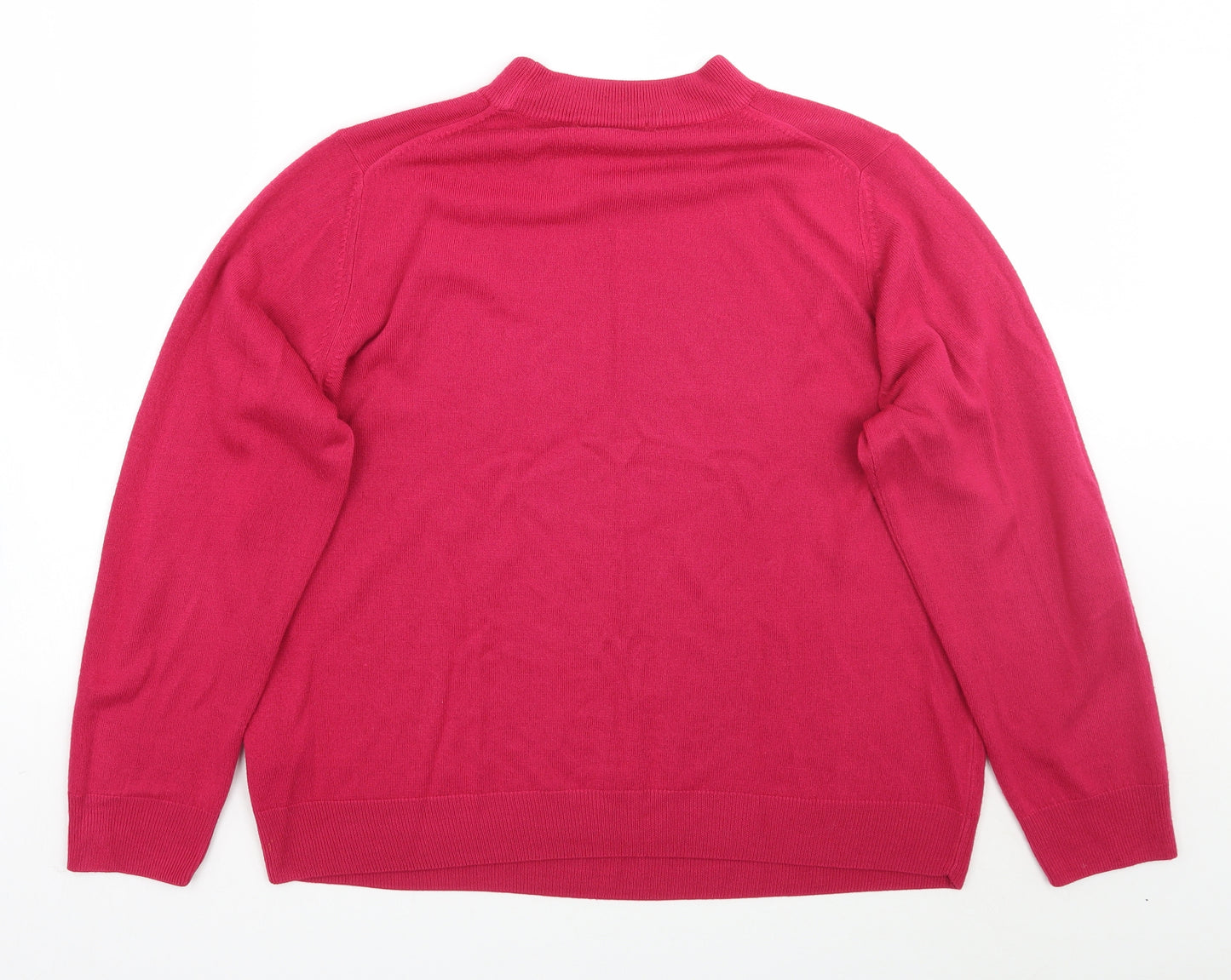 Marks and Spencer Womens Pink   Pullover Jumper Size 20