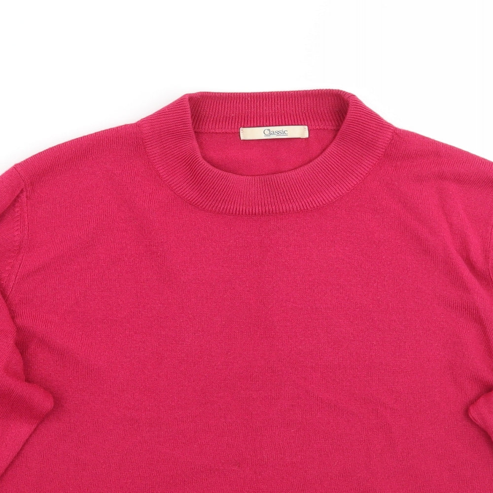 Marks and Spencer Womens Pink   Pullover Jumper Size 20