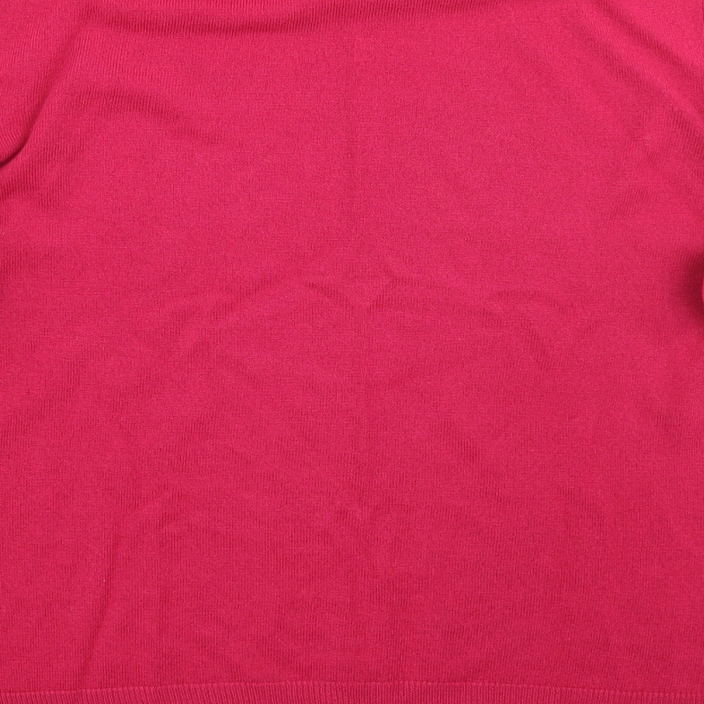 Marks and Spencer Womens Pink   Pullover Jumper Size 20