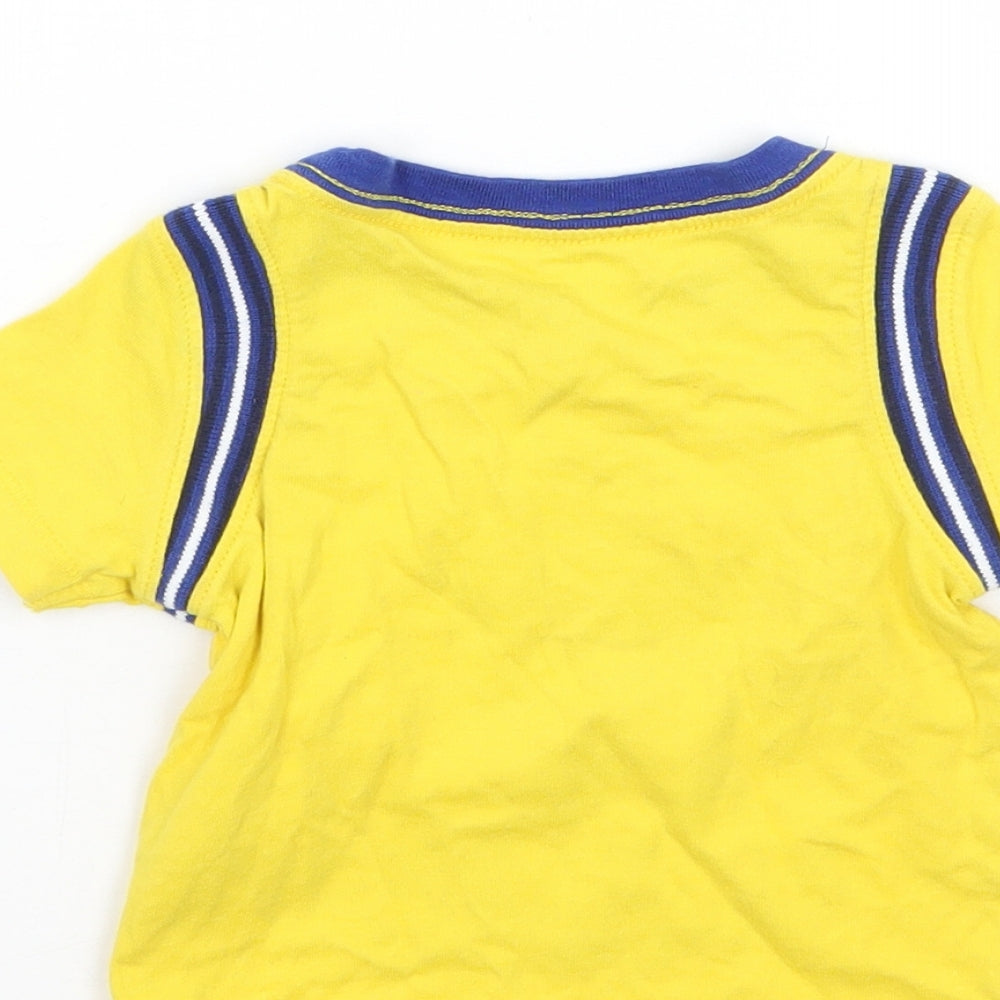 Tommy Hilfiger Boys Yellow   Basic T-Shirt Size 6-9 Months