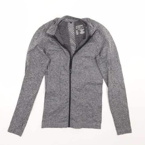 Work out Womens Grey   Jacket Coat Size 6