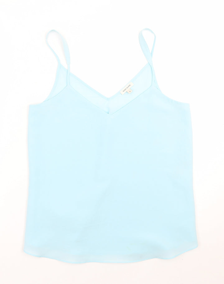 River Island Womens Blue Basic Tank Size 8