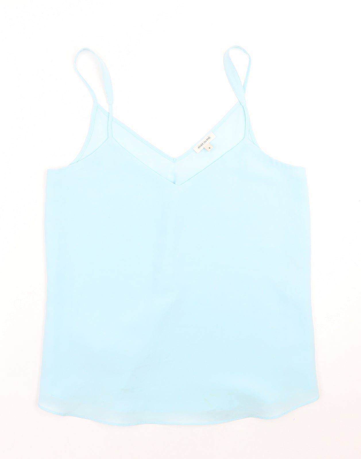 River Island Womens Blue   Basic Tank Size 8