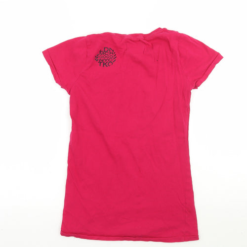 Gio goi Womens Pink   Basic T-Shirt Size XS