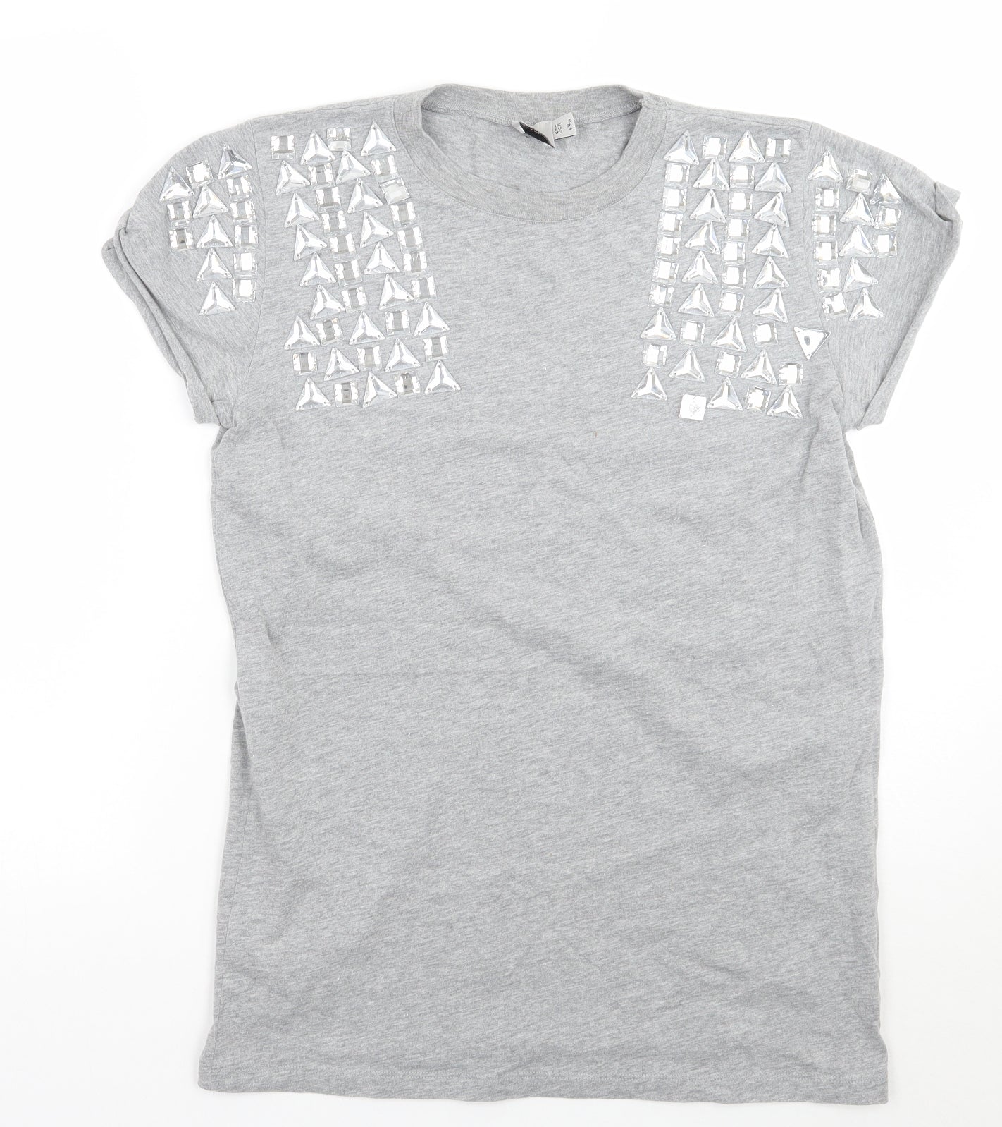 ASOS Womens Grey   Basic T-Shirt Size 8