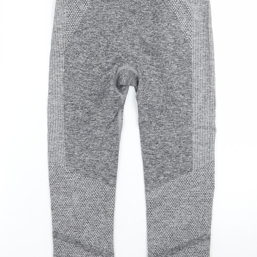 Work out Womens Grey   Capri Leggings Size 6