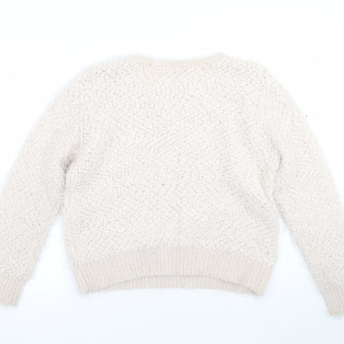Dorothy Perkins Womens Beige   Pullover Jumper Size 16
