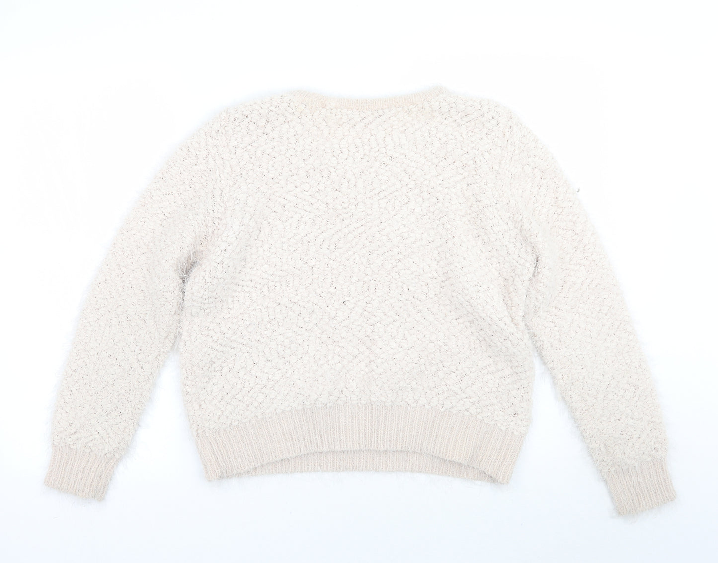 Dorothy Perkins Womens Beige   Pullover Jumper Size 16