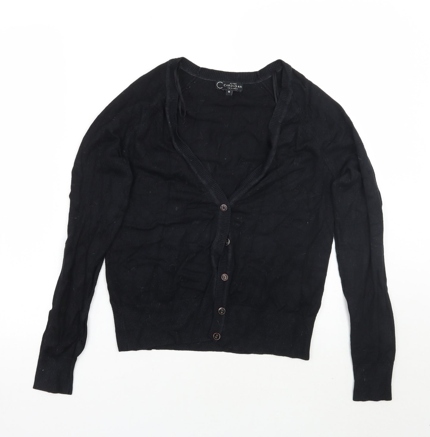 newlook Womens Black   Cardigan Jumper Size 10