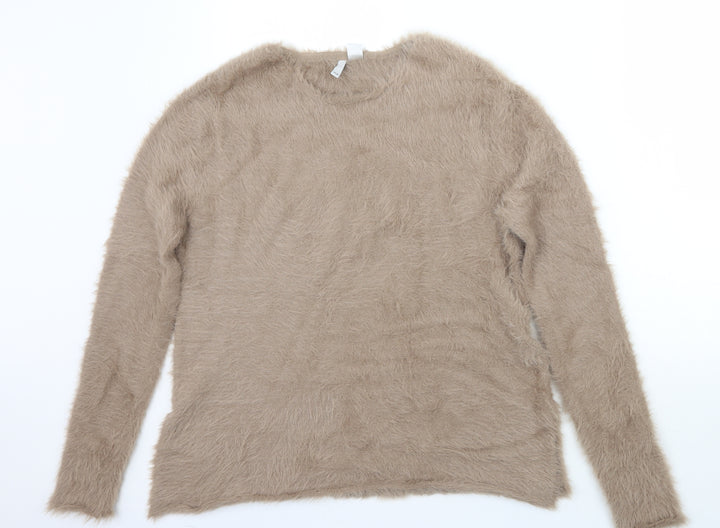 H&M Womens Brown   Pullover Jumper Size M