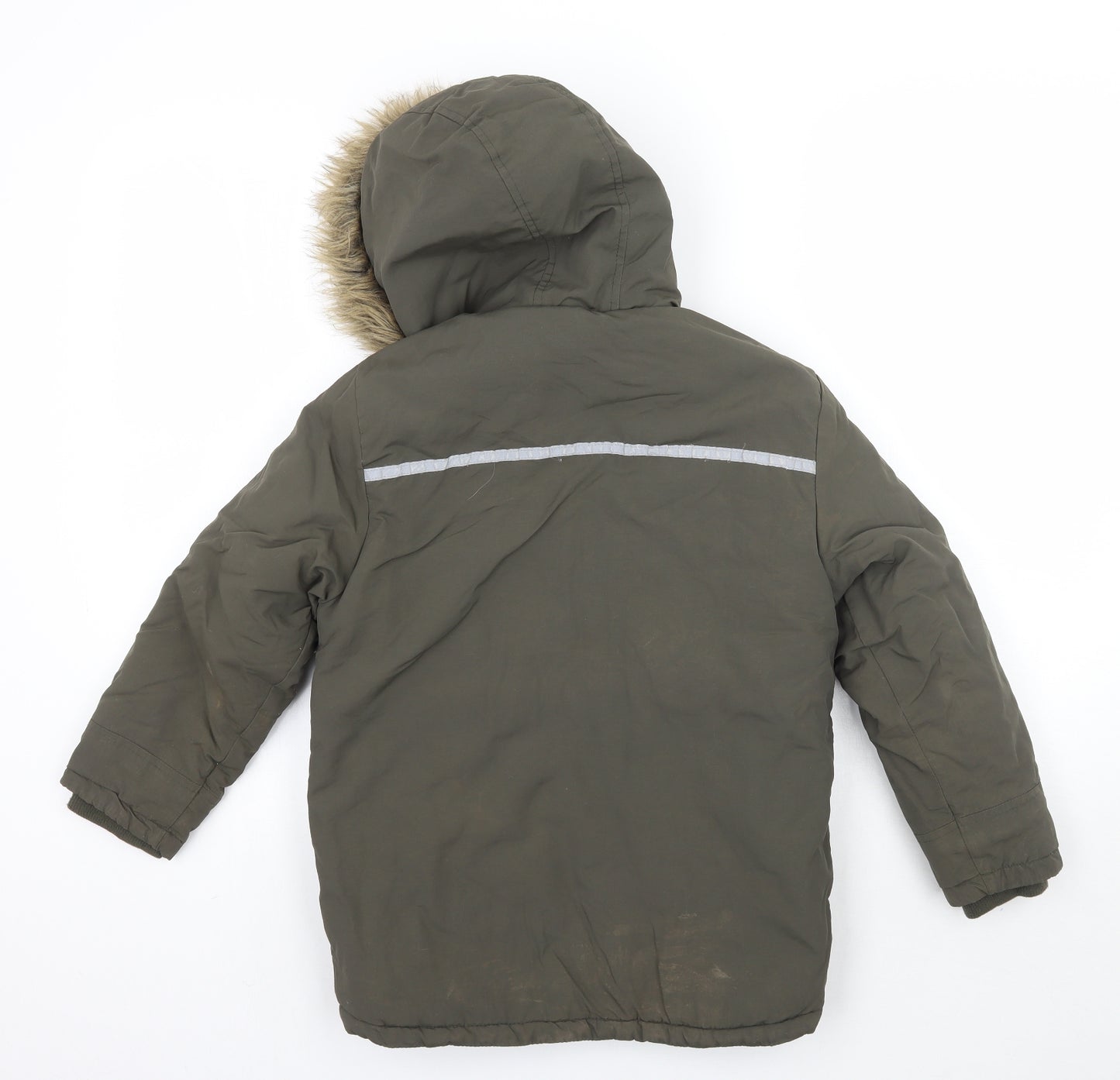 George Boys Green   Jacket Coat Size 8-9 Years