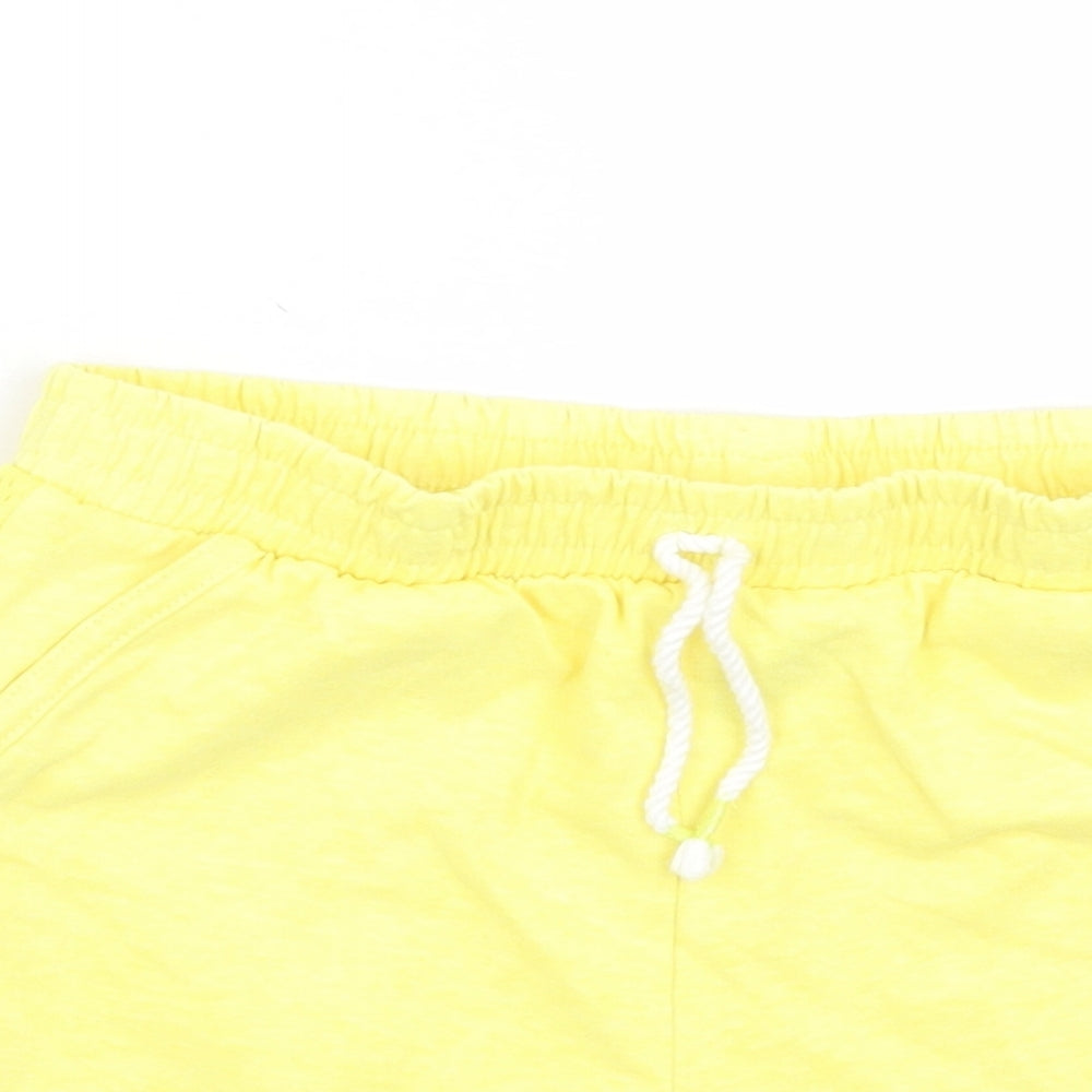 TU Girls Yellow   Bermuda Shorts Size 9 Years