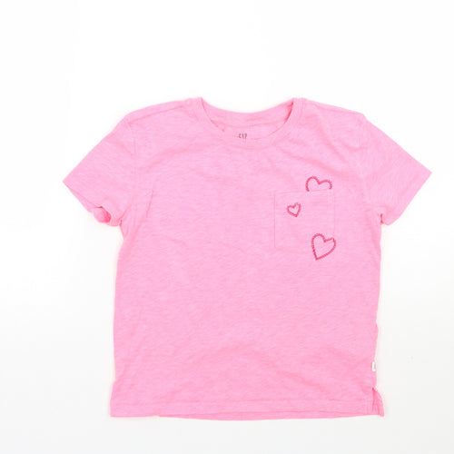 Gap Girls Pink   Basic T-Shirt Size M