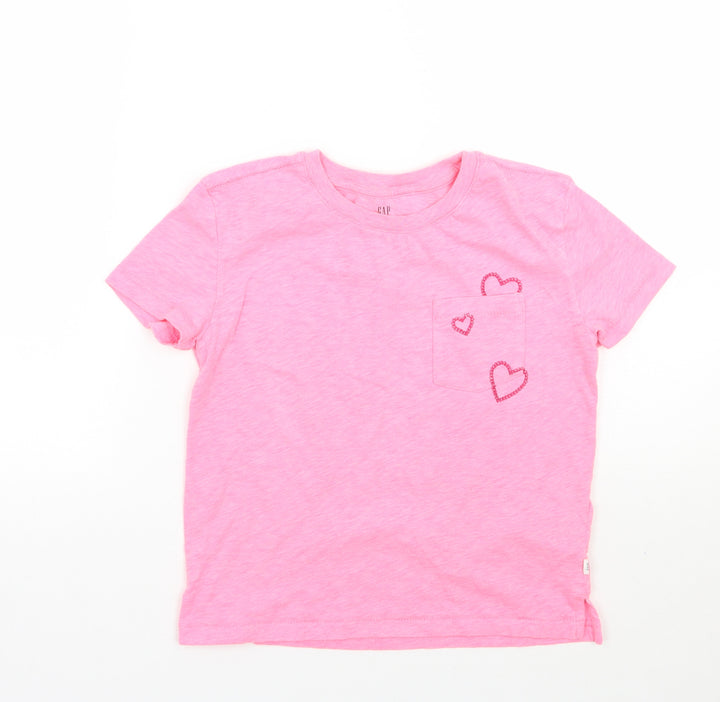 Gap Girls Pink   Basic T-Shirt Size M