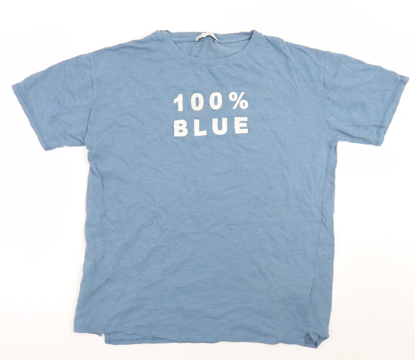 Zara Girls Blue   Basic T-Shirt Size 13 Years