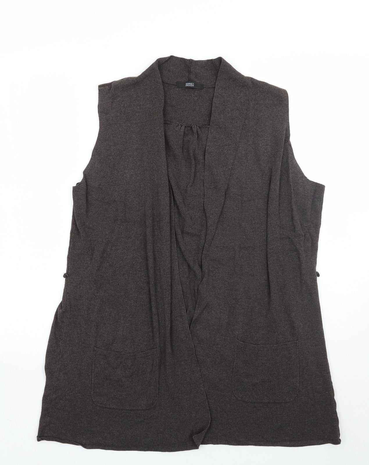 Marks and Spencer Womens Brown   Cardigan Jumper Size 20
