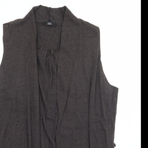 Marks and Spencer Womens Brown   Cardigan Jumper Size 20