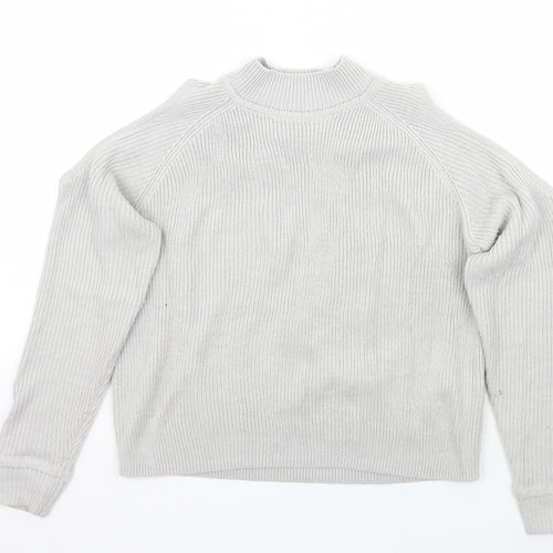 H&M Womens Grey   Pullover Jumper Size XS