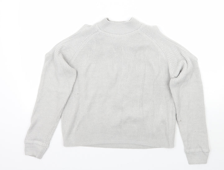 H&M Womens Grey   Pullover Jumper Size XS