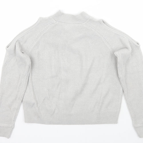 H&M Womens Grey   Pullover Jumper Size XS