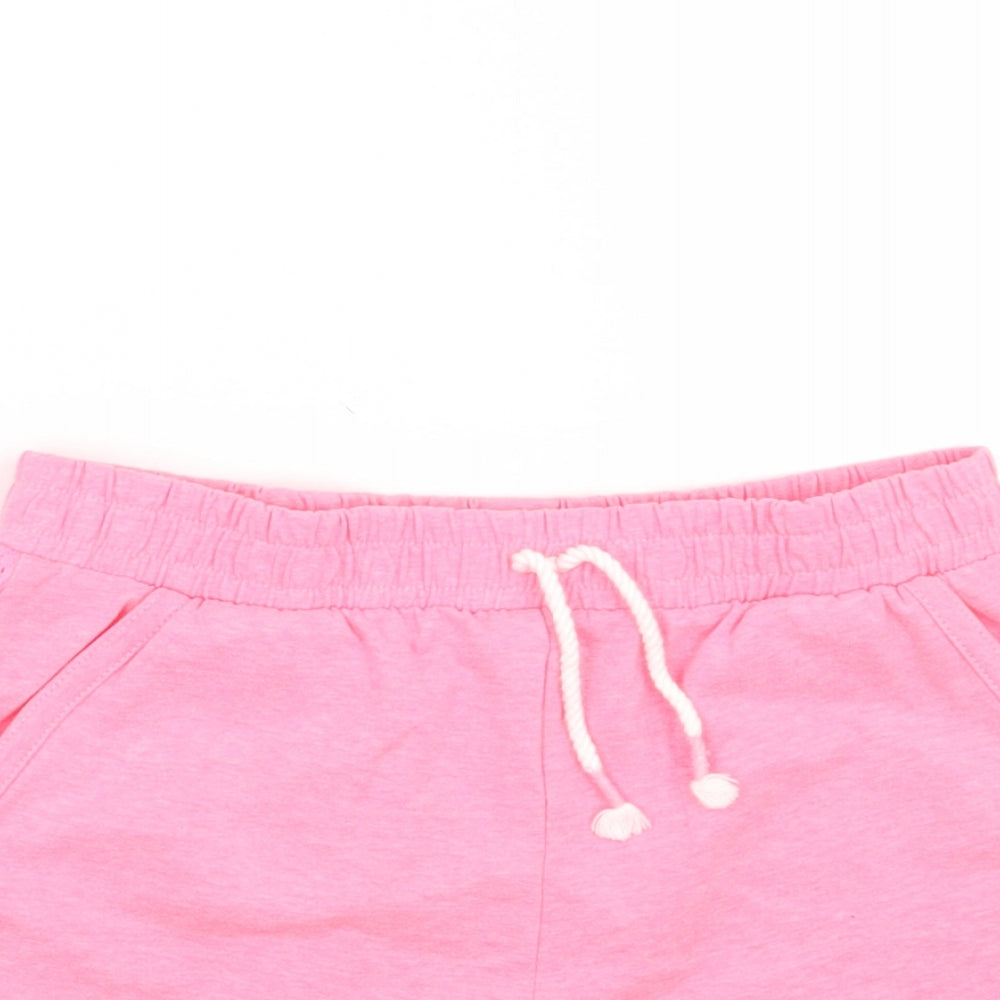 TU Girls Pink   Sweat Shorts Size 9-10 Years