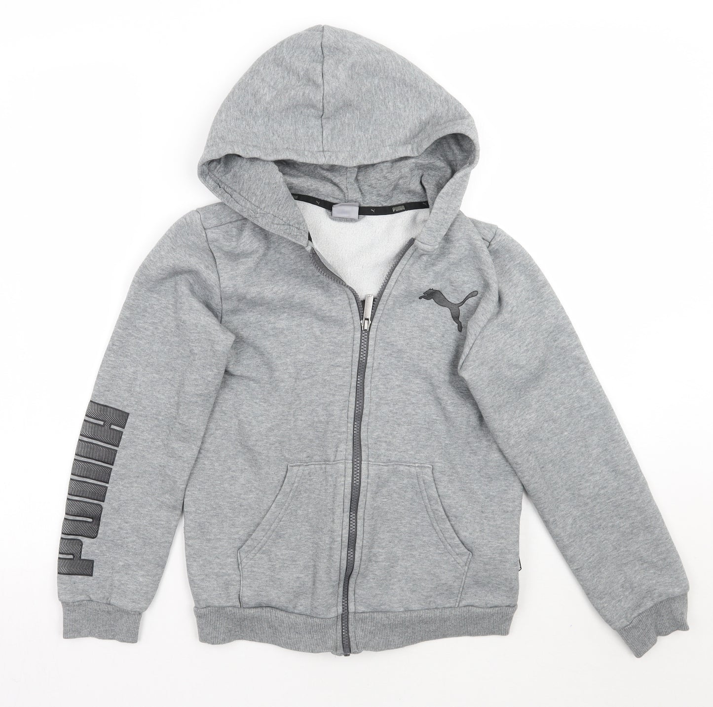 PUMA Boys Grey   Jacket Coat Size 12 Years