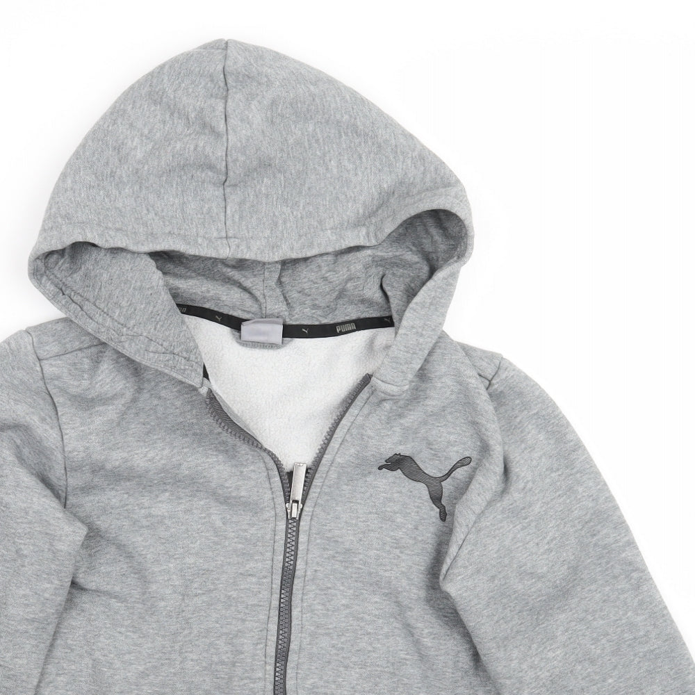 PUMA Boys Grey   Jacket Coat Size 12 Years
