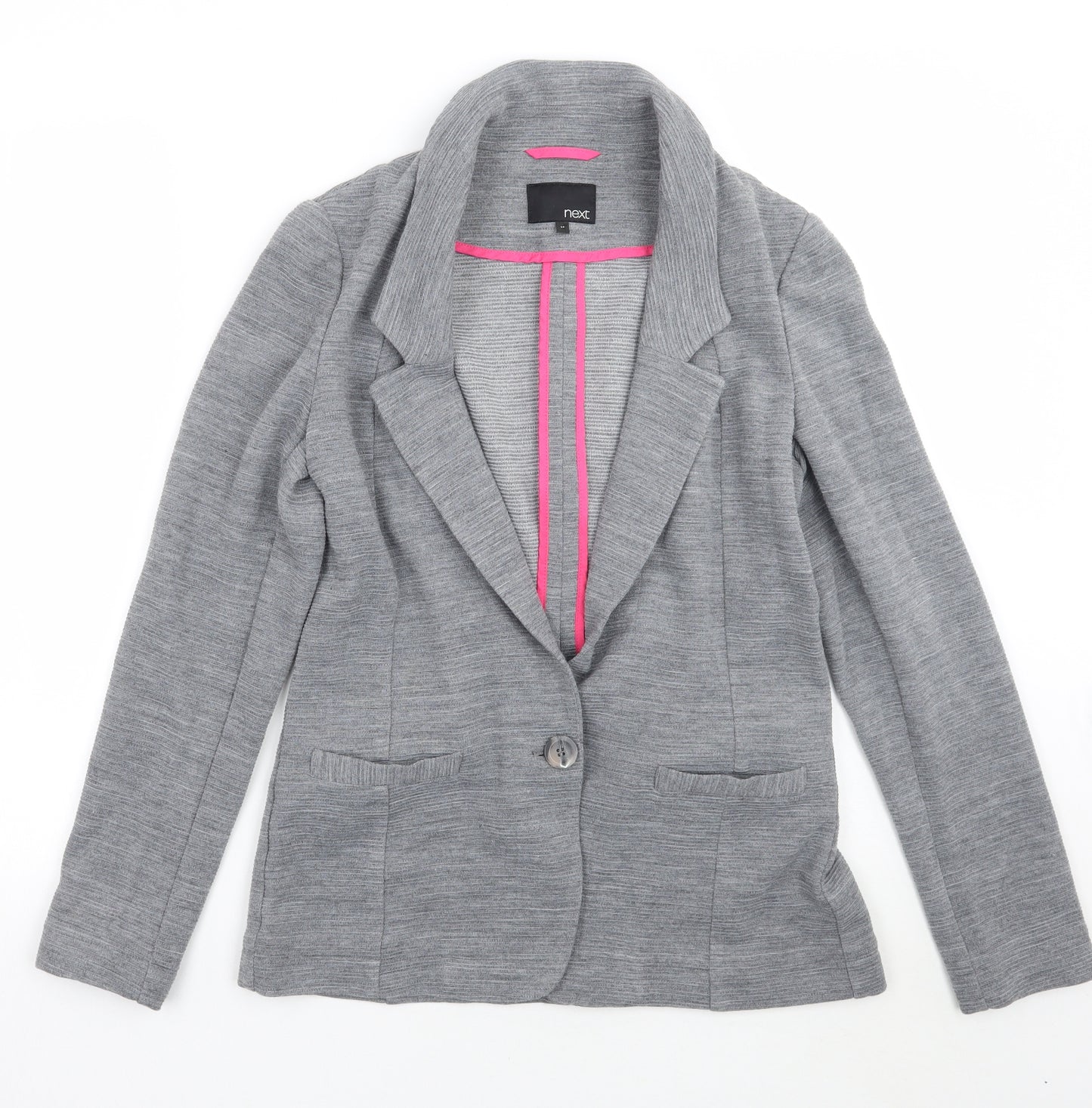 NEXT Womens Grey   Jacket Blazer Size 12
