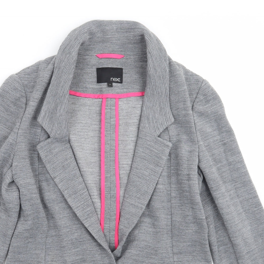 NEXT Womens Grey   Jacket Blazer Size 12