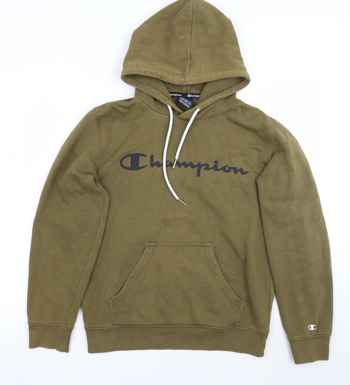 Champion Mens Green   Pullover Hoodie Size S