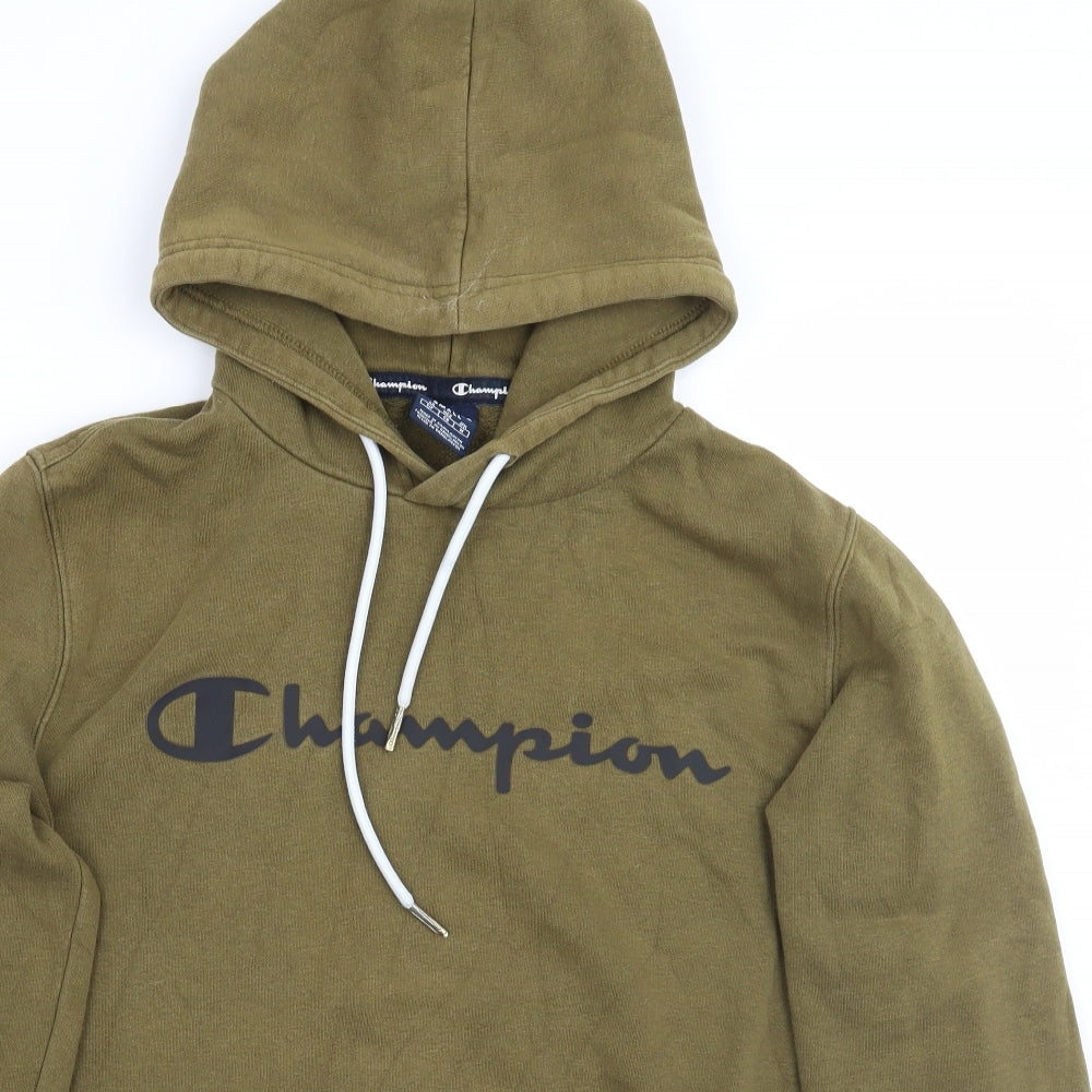 Champion Mens Green   Pullover Hoodie Size S
