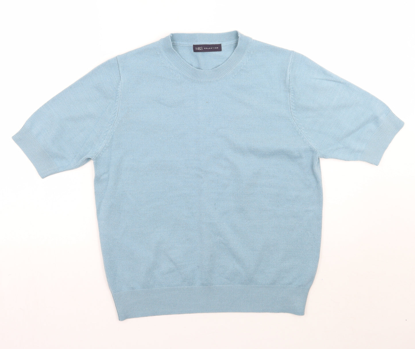 Marks and Spencer Womens Blue   Basic T-Shirt Size 12