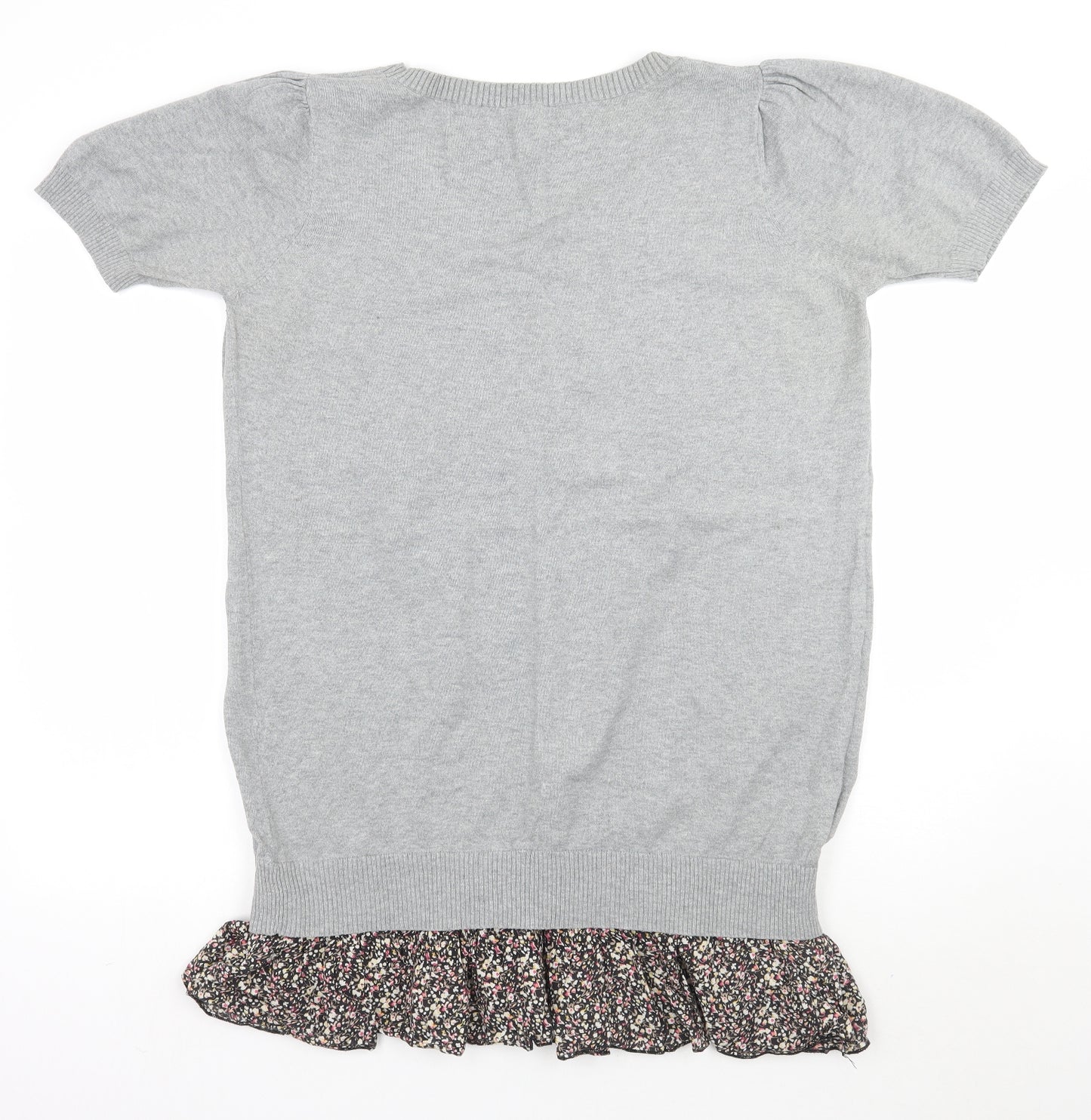 George Womens Grey Floral  Basic Blouse Size 20