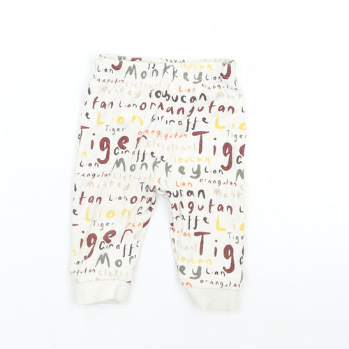 George Baby Ivory   Sweatpants Trousers Size 3-6 Months