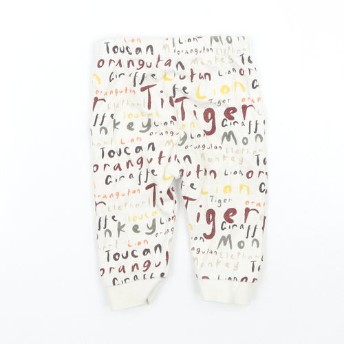George Baby Ivory   Sweatpants Trousers Size 3-6 Months