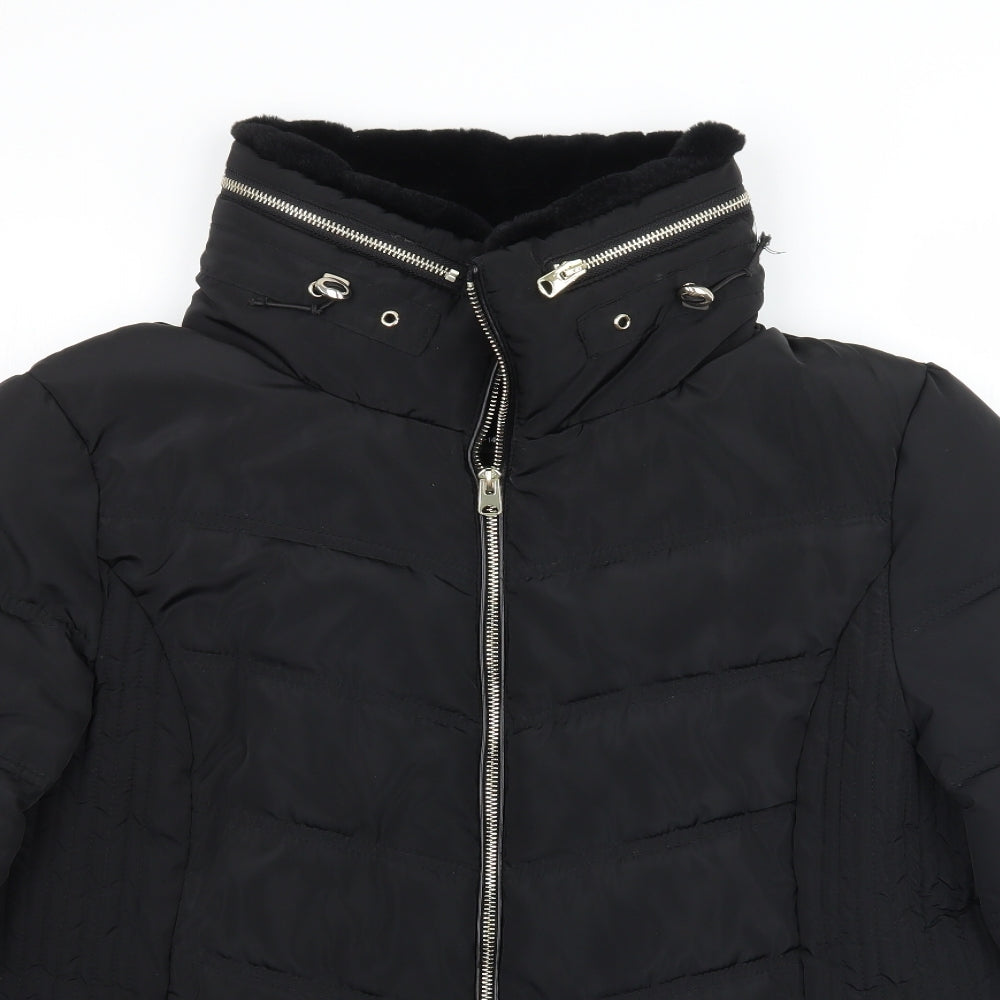 Wallis Womens Black   Jacket Coat Size L